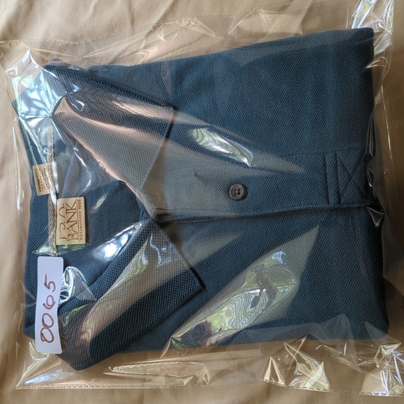 NEW, Jos. A. Bank Blue Polo Shirt Short Sleeve Casual - Picture 14 of 14